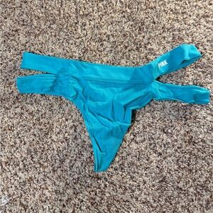 Victoria's Secret Aqua Thong size M